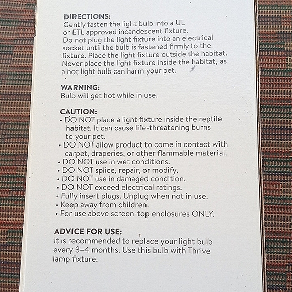 New! THRIVE 150 Watt Nighttime Heat Bulbs. 2 Count - Picture 6 of 7